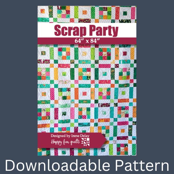 Scrap Party Quilt Pattern - Downloadable PDF